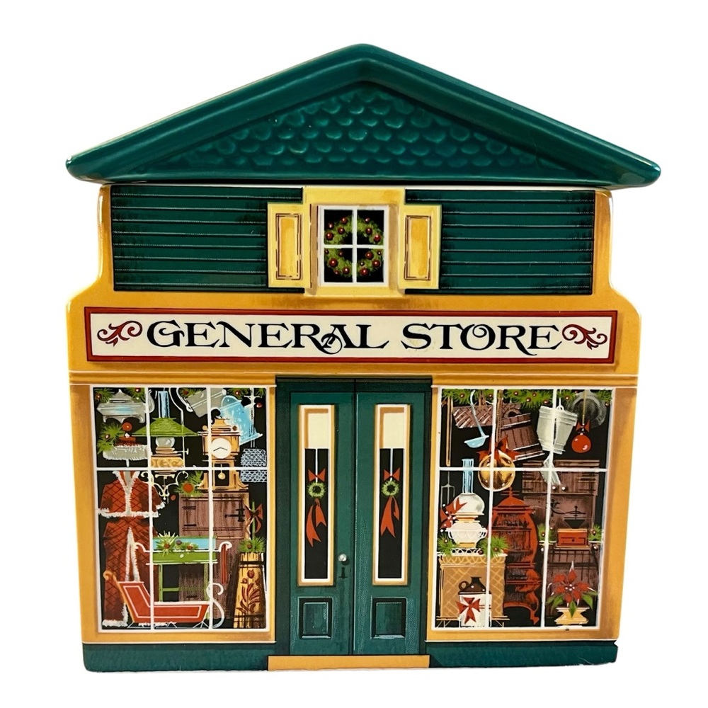 HP ☄️☄️Vintage 1982 Avon "McConnells Corners" General Store Ceramic Collectibl